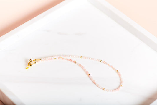 Pink Opal Choker