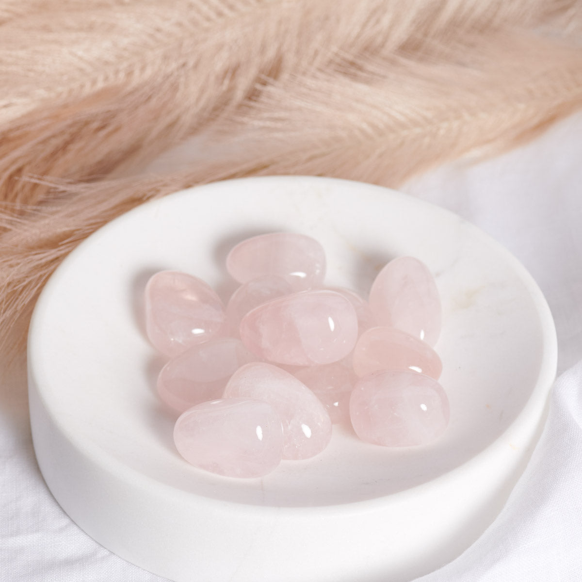 Rose Quartz Tumbles