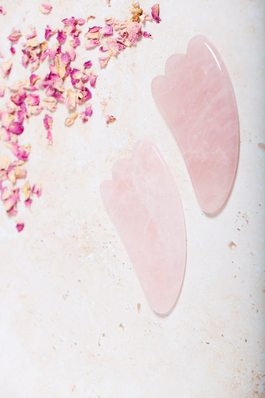 Gua Sha in Rose Quartz